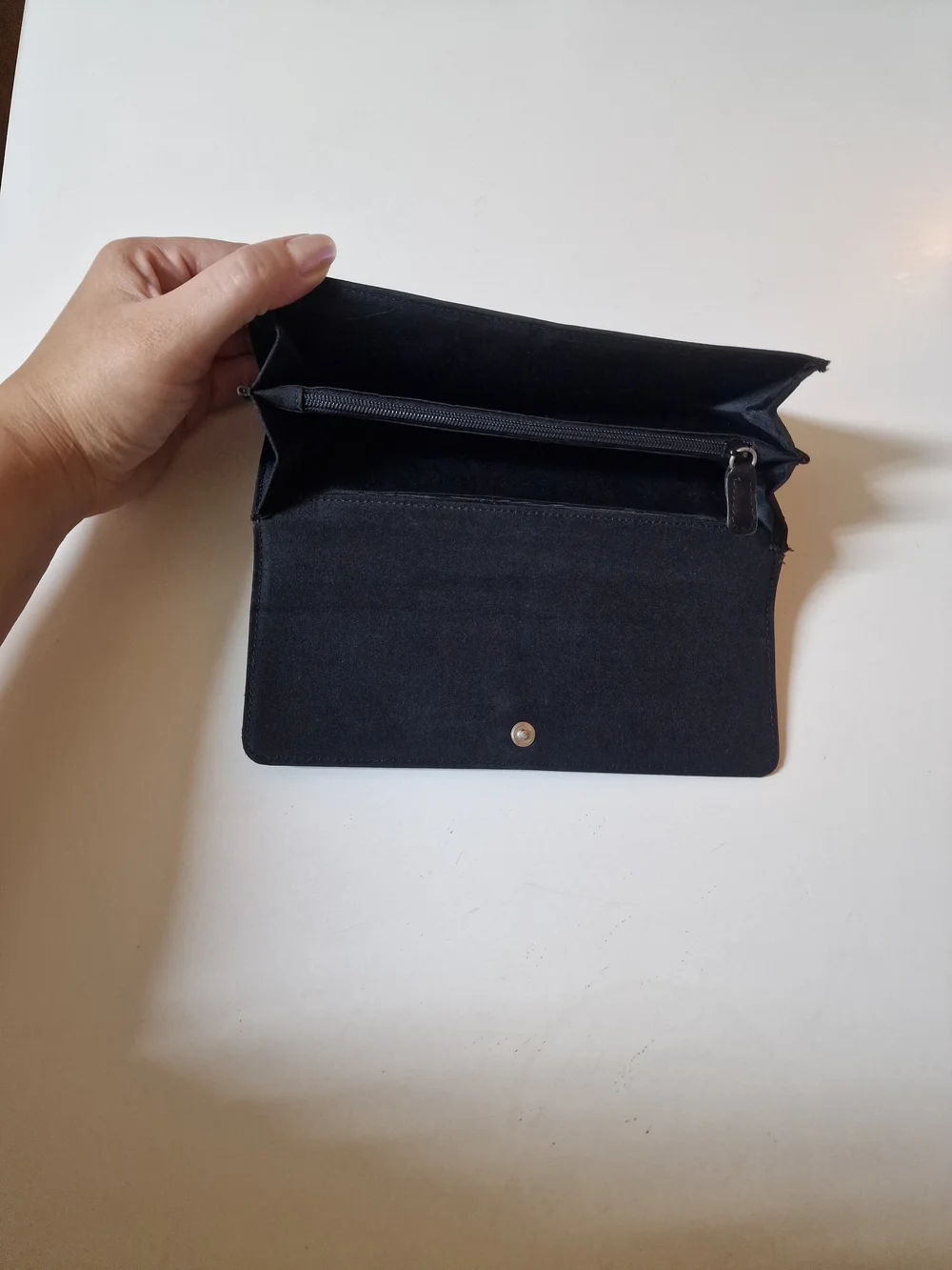 Ralph Lauren Black Continental Clutch Wallet